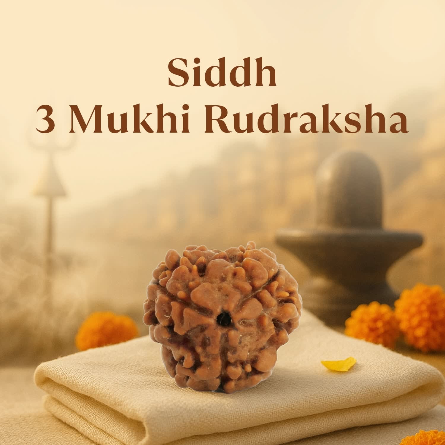 3 Mukhi Rudraksha
